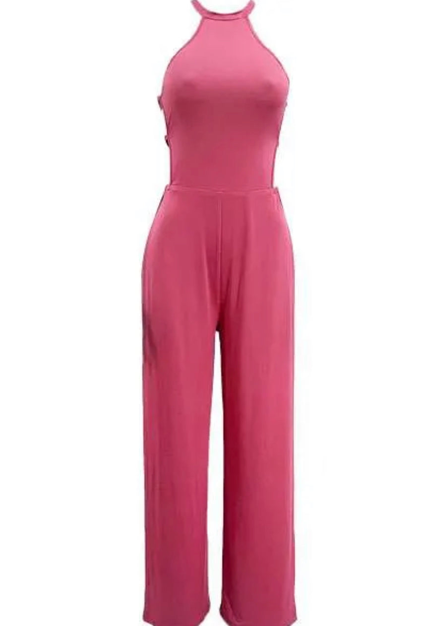 Slit Leg Jumpsuit