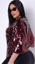 Load image into Gallery viewer, Never Will I Stop Sequin Shirt/Dress~One Size
