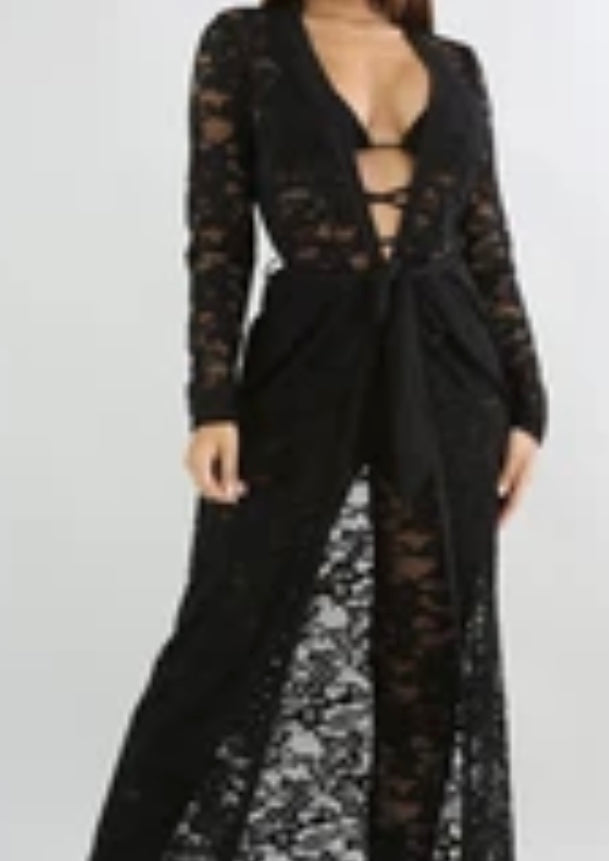 Black Lace 3 Piece Set