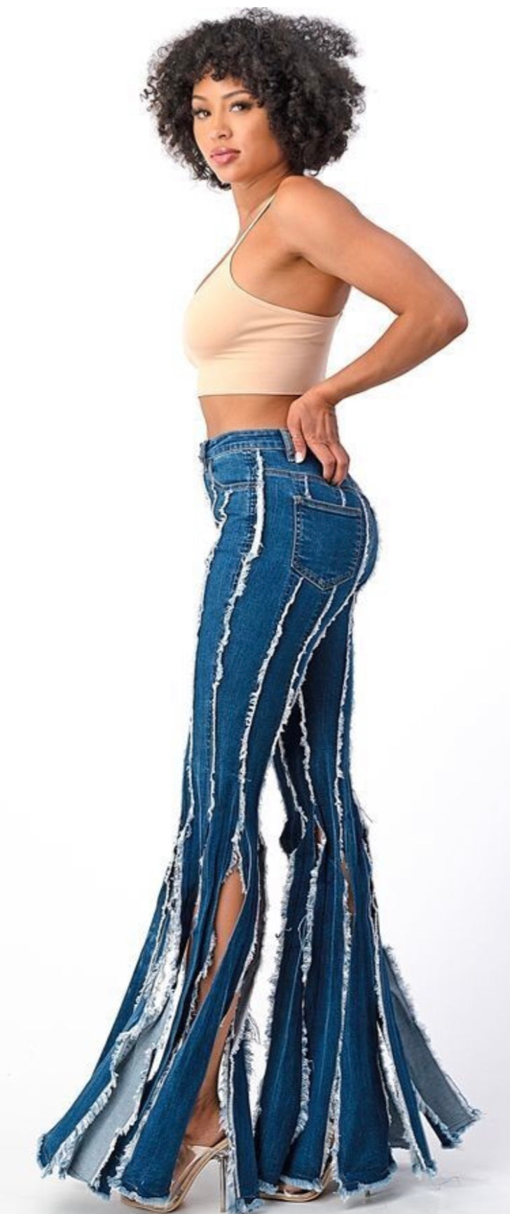 Shredded Denim Jeans