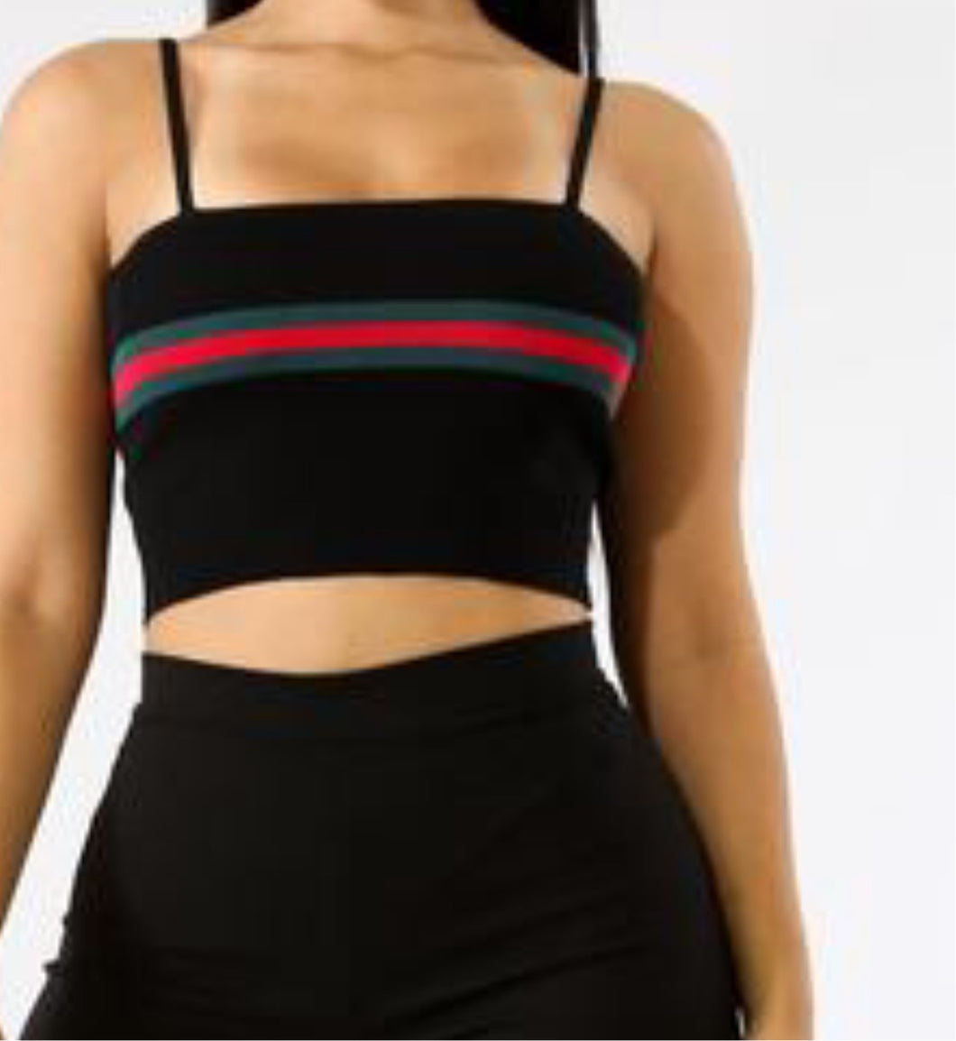 Gucci Inspired Spaghetti Strap Top