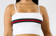 Load image into Gallery viewer, Gucci Inspired Spaghetti Strap Top
