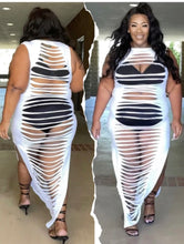 Load image into Gallery viewer, Plus Size Front/Back Sliced Dress
